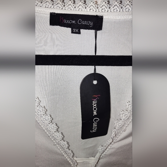 Feel Like a Goddess in our Imported Puff Sleeve Maxi Dress with Lace Insert - Picture 11 of 12